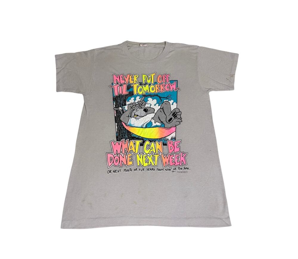 Vintage Sun Sportswear Hammock Graphic T-Shirt